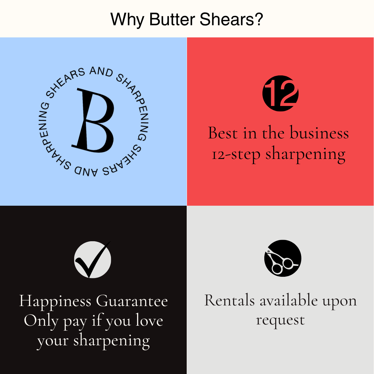 Shear Sharpening MAIL-IN