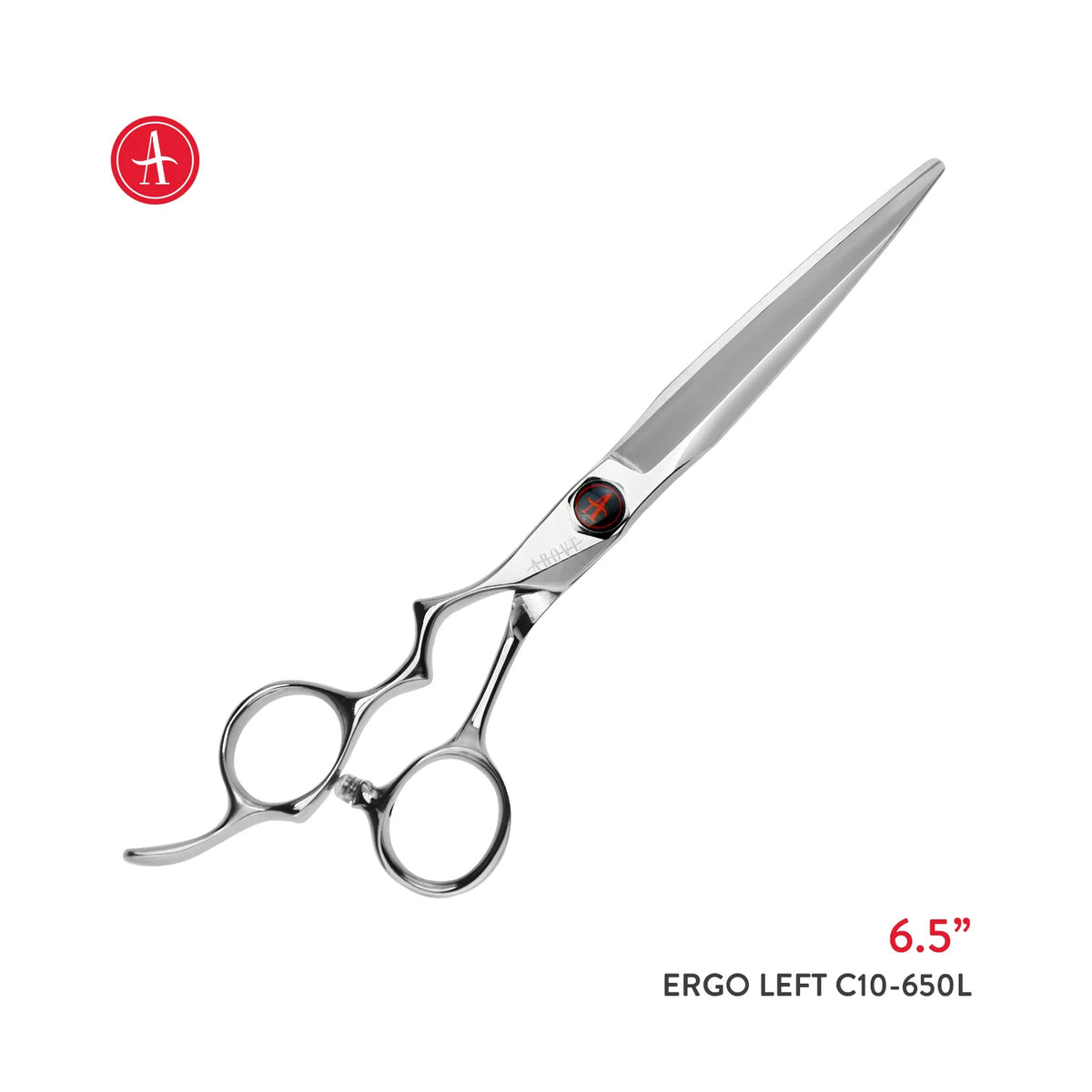 Left-handed Ergo hair cutting shear, 6.5 inch