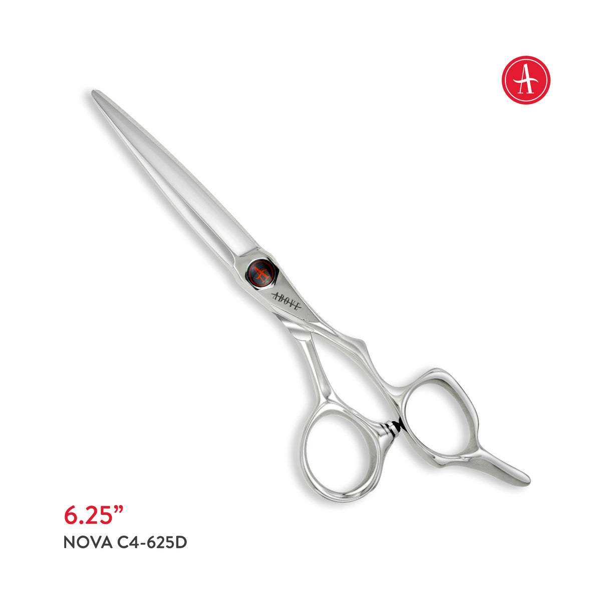 Nova D dry cutting shear, 6.25 inch, with classic Nova handle on a white background
