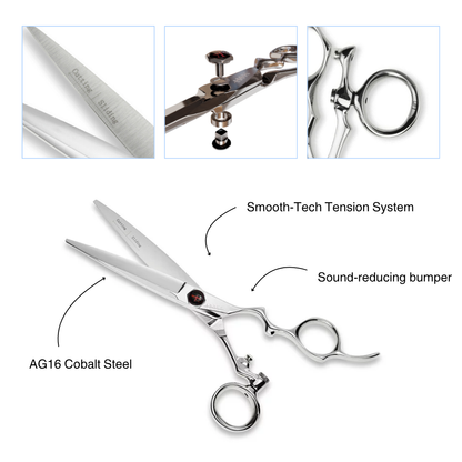 Ergo D Swivel Hair Cutting Shears